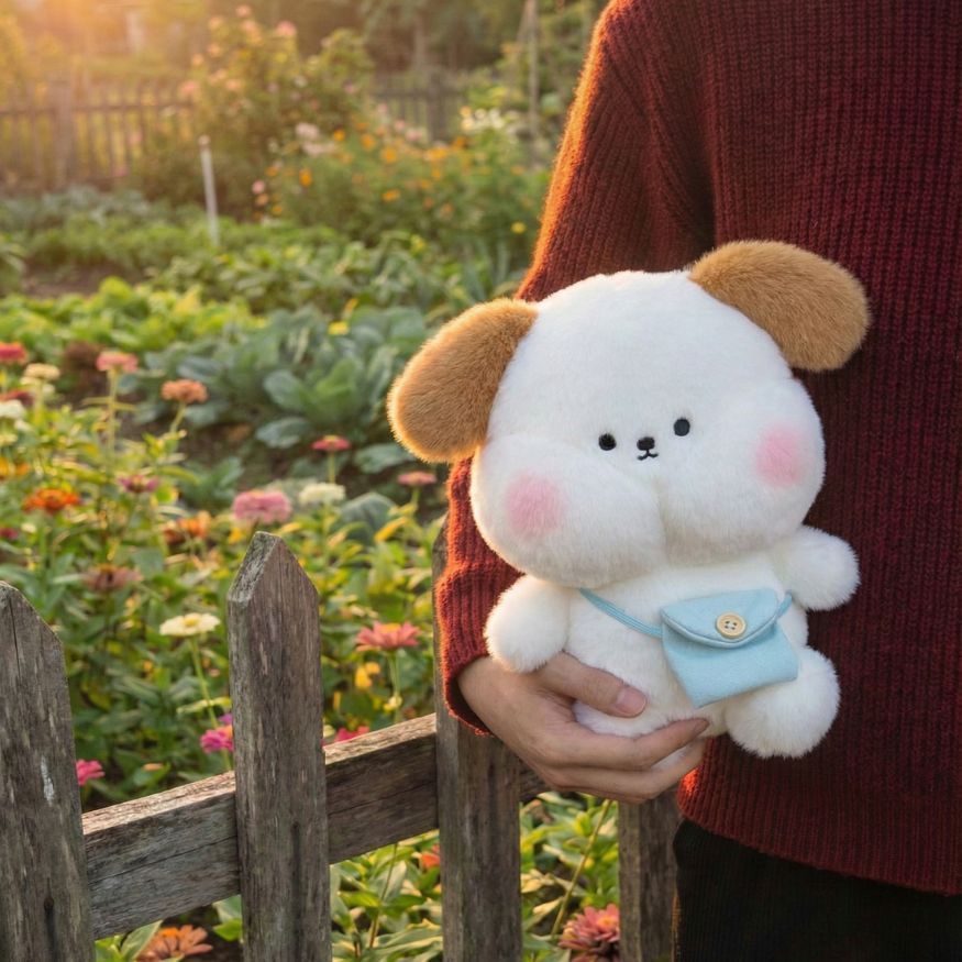 Gấu Bông Động Vật Mini Thỏ Cún Chó Heo Gà Má Phính Đeo Túi Dễ Thương Quà Tặng Cho Bé,Trẻ Em,Bạn Gái Ngày Sinh Nhật,Noel