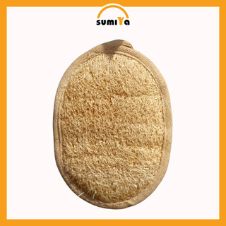 Bông Tắm Xơ Mướp Oval 9x13cm  Tắm Tẩy Tế Bào Chết Mát Xa Thiên Nhiên 100%