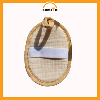 Bông Tắm Xơ Mướp Oval 9x13cm  Tắm Tẩy Tế Bào Chết Mát Xa Thiên Nhiên 100%