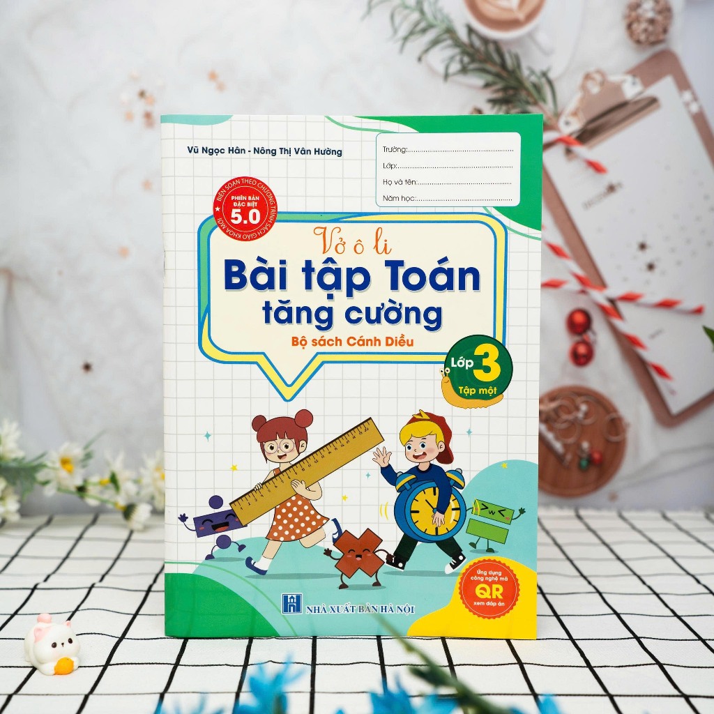 Sách - Vở Bài Tập Toán Tăng Cường Lớp 3 Tập 1 Cánh Diều