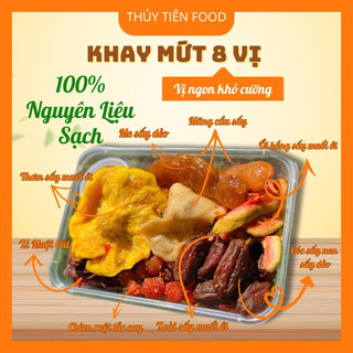 Khay Mứt Sấy Dẻo 8 Vị Cay Chua Ngọt | Best Seller Tết
