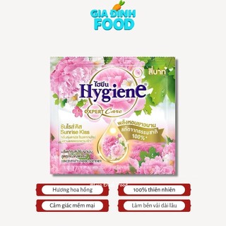 Nước Xả Vải Hygiene Dây 12 Gói 20ml – Hương Thơm Lâu, Làm Mềm Vải, Công Nghệ Thái Lan