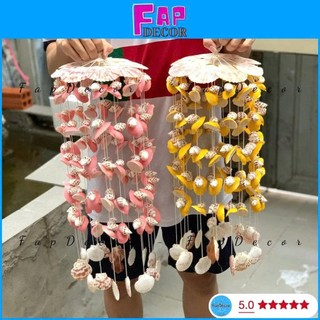 Chuông Gió Phong Thủy Làm Từ Vỏ Sò Ốc Biển Trang Trí Nhà Cửa, DECOR TRANG TRÍ CÁC NHÀ HÀNG QUÁN ĂN, CHÙA, NHỜ