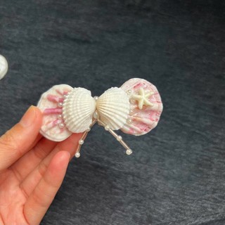 Kẹp tóc vỏ sò tự nhiên phù hợp du lịch biển,chụp hình🌊