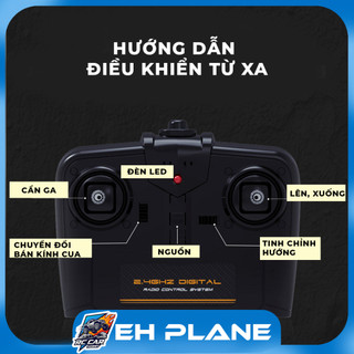 Máy bay chiến đấu điều khiển từ xa RC P51 Corsair hai động cơ huẩn luyện bay sơ cấp