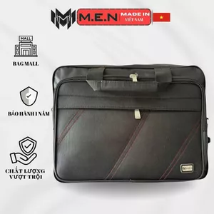Cặp đựng laptop 17 inch 3 Chỉ Xéo M.E.N cao cấp {Big Sale}