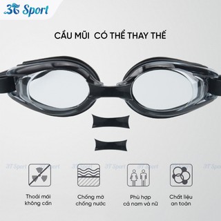 Kính bơi cao cấp Youyou chống mờ, Kính bơi cận 1.5 - 6.0 độ, thiết kế ôm khít tầm nhìn rõ nét KB6716