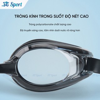 Kính bơi cao cấp Youyou chống mờ, Kính bơi cận 1.5 - 6.0 độ, thiết kế ôm khít tầm nhìn rõ nét KB6716