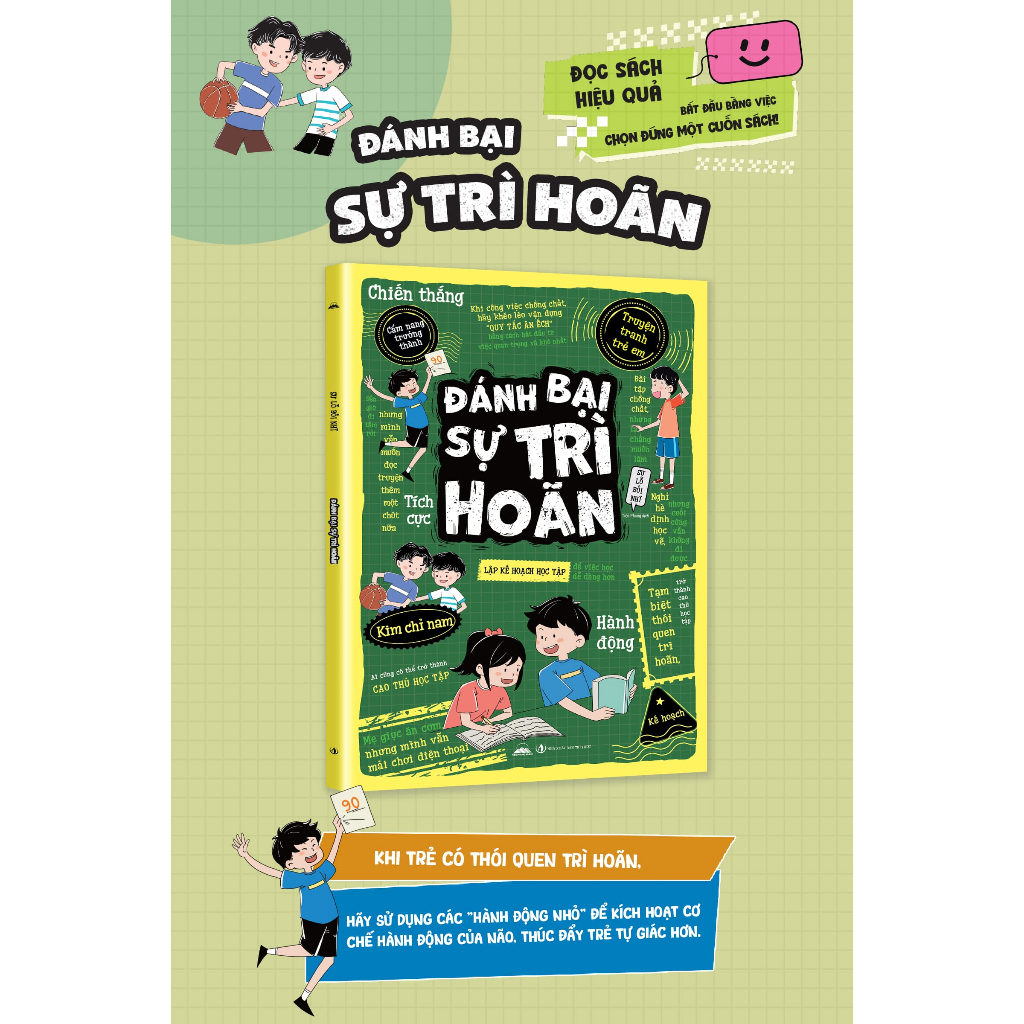 Đánh Bại Sự Trì Hoãn - Truyện Tranh Trẻ Em - Tiên Phong Books