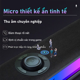 Loa Máy Tính Gaming Soundbar Bluetooth Để Bàn L-90, Âm Thanh Hay Bass Cực Mạnh Led RGB Nháy Theo Nhạc Pin Dùng 4H