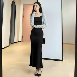 Váy Body Dáng Dài Đuôi Cá Belles Thun Tăm Hàn Loại 1 Co Giãn 4 Chiều Thoải Mái Mềm Mát VB02