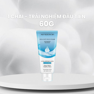 AWSOOYOR Sữa rửa mặt Amino Acid 60g làm sạch da mà không khô căng, da không bị mất nước sau khi rửa, làm giảm dầu thừa
