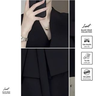 Set đồ nữ công sở thiết kế thắt eo sang trọng LUST Set quần áo nữ chất chéo tuyết cao cấp Đ218