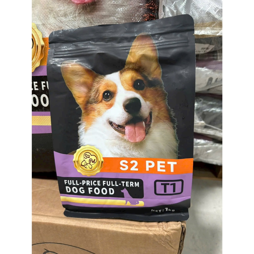 Hạt Cho Chó S2 PET T1 Thịt Sấy Siêu Topping – Thức Ăn Khô Giàu Đạm, Mượt Lông, Dễ Ăn Cho Chó Mọi Lứa Tuổi