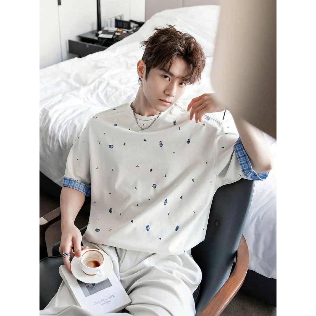 Áo thun Stee Cổ tròn Mix FRAG Localbrand ICVCVNI Unisex