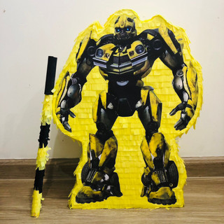 Pinata Bumblebee Transformers robot - trò chơi đập kẹo. Trang trí tiệc dành cho bé trai