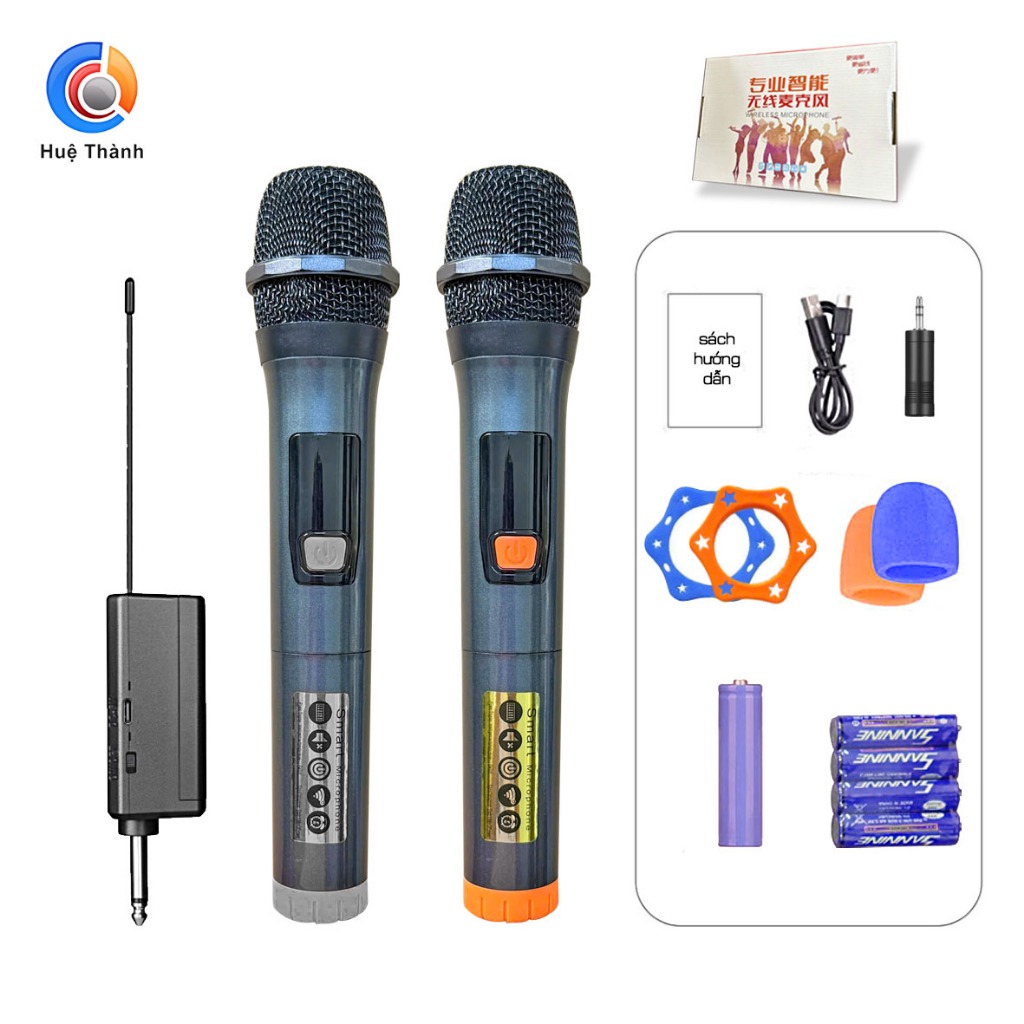 HT-60 (có đầu thu), Micro loa kéo không dây, Thu sóng tốt, Chống hú, Độ ...