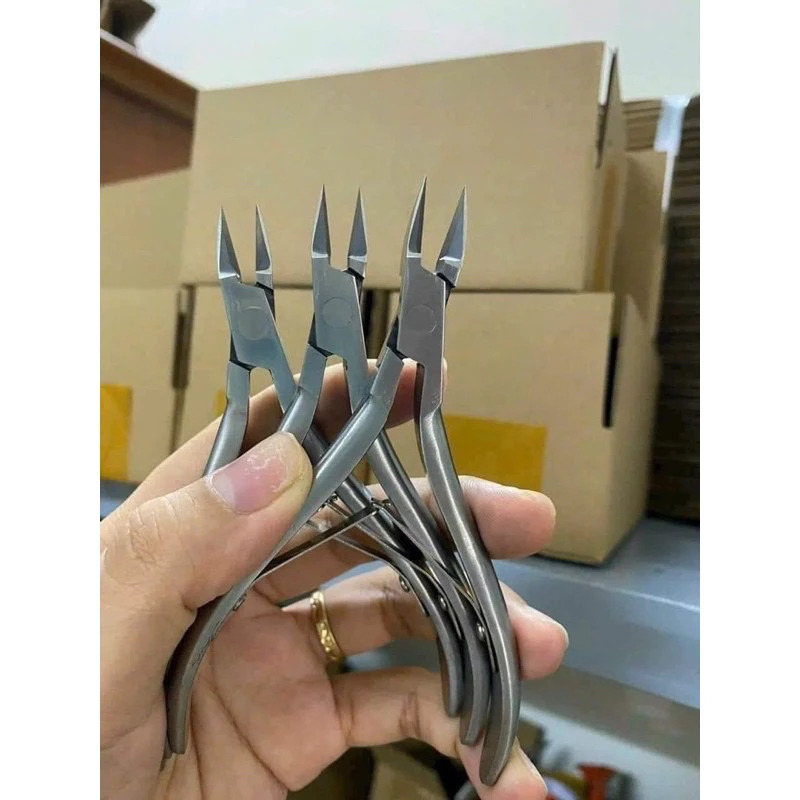 Kìm Lấy Khoé Móng Mũi Dài – Kềm Cắt Khoé Cao Cấp, Lưỡi Sắc Bén, Cắt Khoé Dễ Dàng, Dụng Cụ Nail Chuyên Nghiệp
