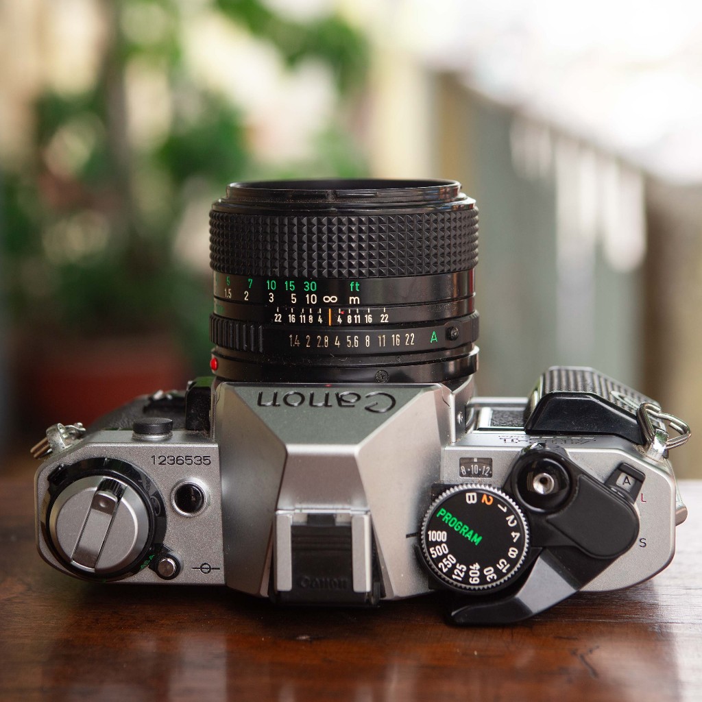 Canon AE1 Program (Silver/Seri 1236535) – Canon FD 50mm f/1.4 SSC