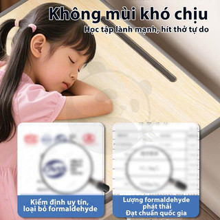 Bàn Học Chống Gù Chống Cận Thị Điều Chỉnh Chiều Cao Thông Minh Cho Bé Chất Liệu E0 An Toàn