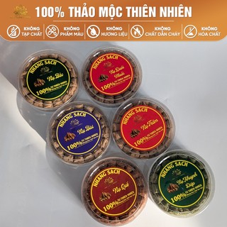 Combo 3 Hộp Nụ Thảo Mộc Tự Nhiên Trầm, Quế, Bắc, Bài, Khuynh Diệp (Tặng Lư Sứ) - Mộc Trầm Hương MTH