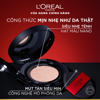 Phấn nước dạng kem nền 24H mịn mướt lâu trôi, che phủ, kiềm dầu L’oreal Paris Infallible Fresh Wear 11G