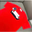 ⚡️[Hight Quality] Áo Phông Len \/ Red Cộc Tay Cổ Tròn - Điểm Nhấn Chữ Đen Đỏ Dệt Cánh Én Cao Cấp Nam Nữ