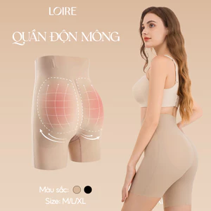 Quần Độn Mông Loire QDM03 Mỏng 3D Không Đường May, Gen Bụng Nhẹ, Không Lộ Viền