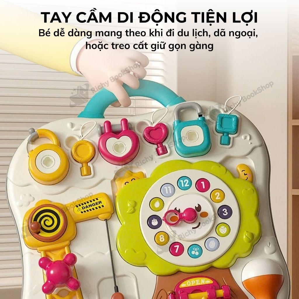 Bảng bận rộn cho bé Goodway Activity Busy Board, bàn đồ chơi bận rộn cho bé 1 2 3 4 5 tuổi