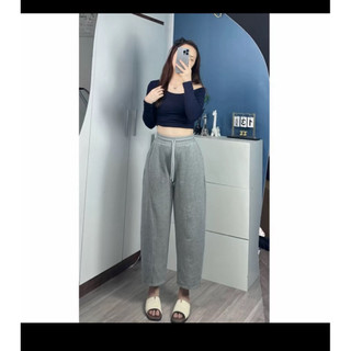 Quần Baggy Thụng ELEGANTE BOUTIQUE Chất Liệu Len Lông Thỏ, Siêu Tôn Dáng Tôn Da Cực Tốt (dài 88cm-95cm)