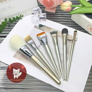 [GUOXIAONIU] Cọ Lẻ Makeup Chuyên Dụng Guoxiaoniu Vỏ Trắng Thân Bạc Lông Cọ Mềm Mại, Make Makeup Easy