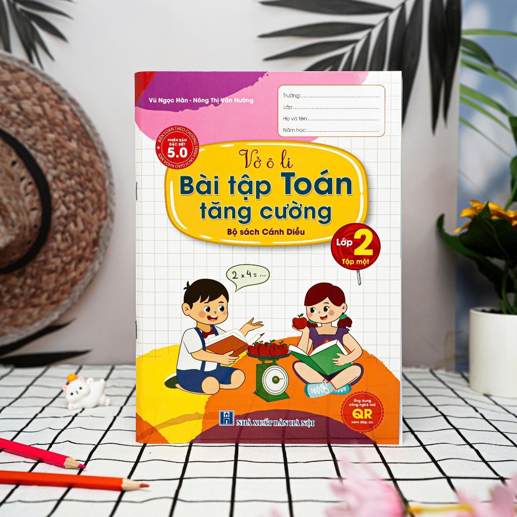 Sách - Vở Bài Tập Toán Tăng Cường Lớp 2 tập 1 Cánh Diều