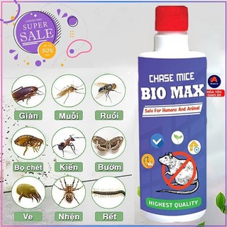 Bình Xịt Đuổi Chuột Bio Max YATASMART 500ml Công Nghệ Đức,Thảo Mộc Không Mùi, An Toàn Cho Sức Khỏe