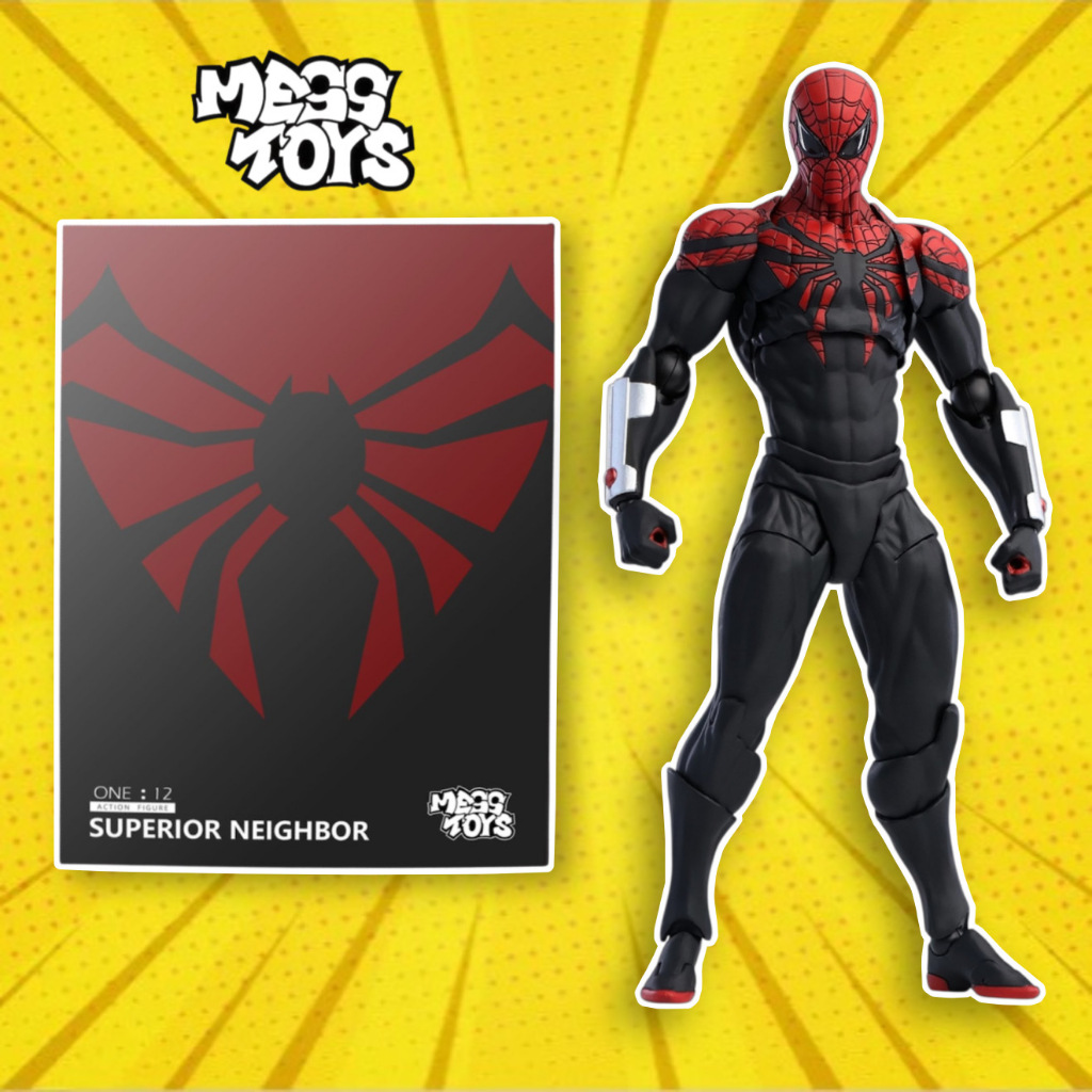 Có Sẵn) Mô Hình Mess Toys Superior Neighbor Spiderman Action