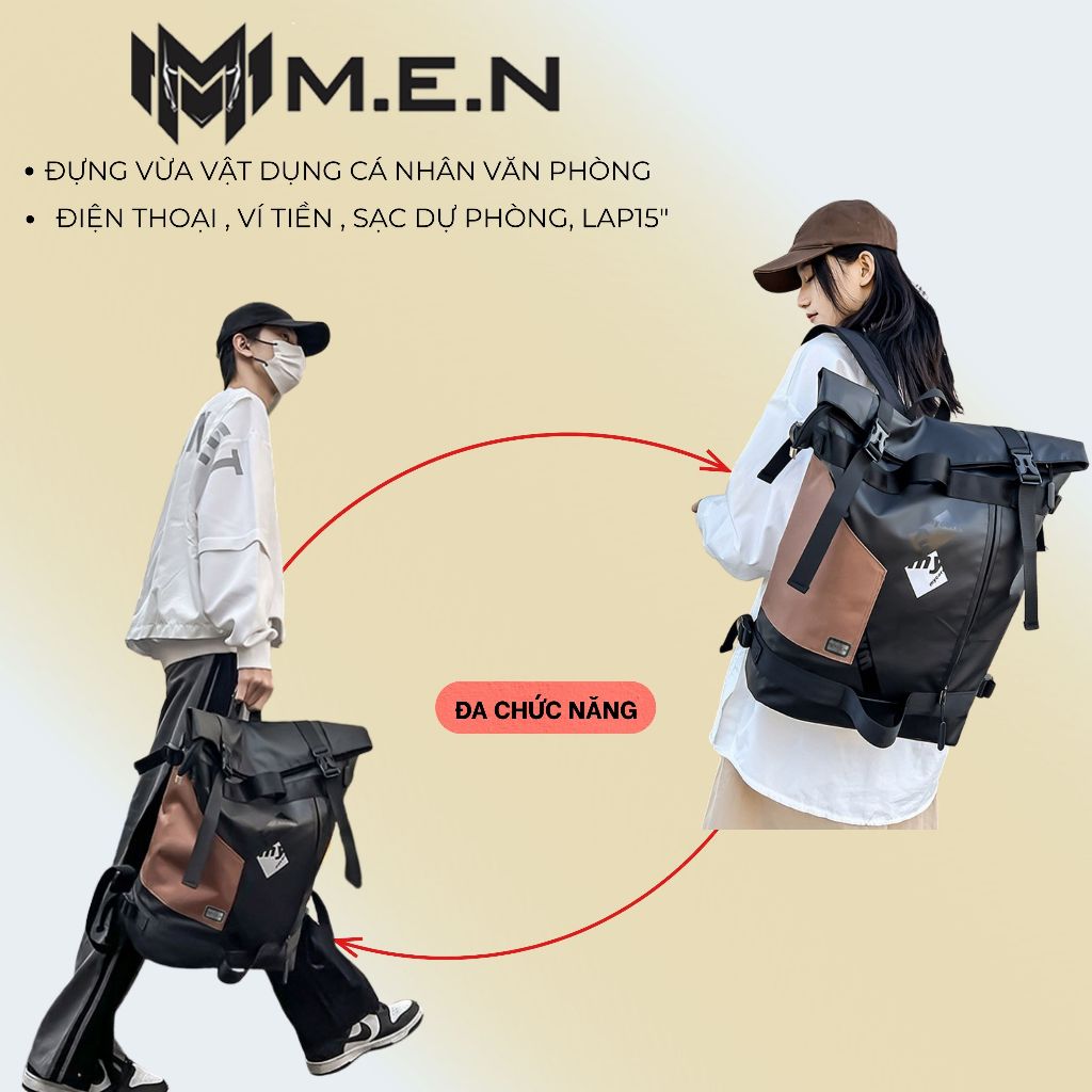 Balo mẫu mới phong cách Hàn myca-BASIIL size trung 5 BỘ DE4 {Đơn Giản Mà Sang}