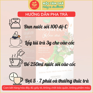 Trà Cà Gai Leo Rau Má Mộc Tâm - 30 Túi Lọc