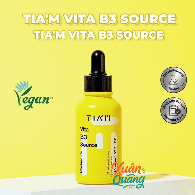 Serum Dưỡng Sáng, TIAM Vita B3 Source 40Ml - Serum Phục Hồi Da Sáng Khỏe Sau Mụn