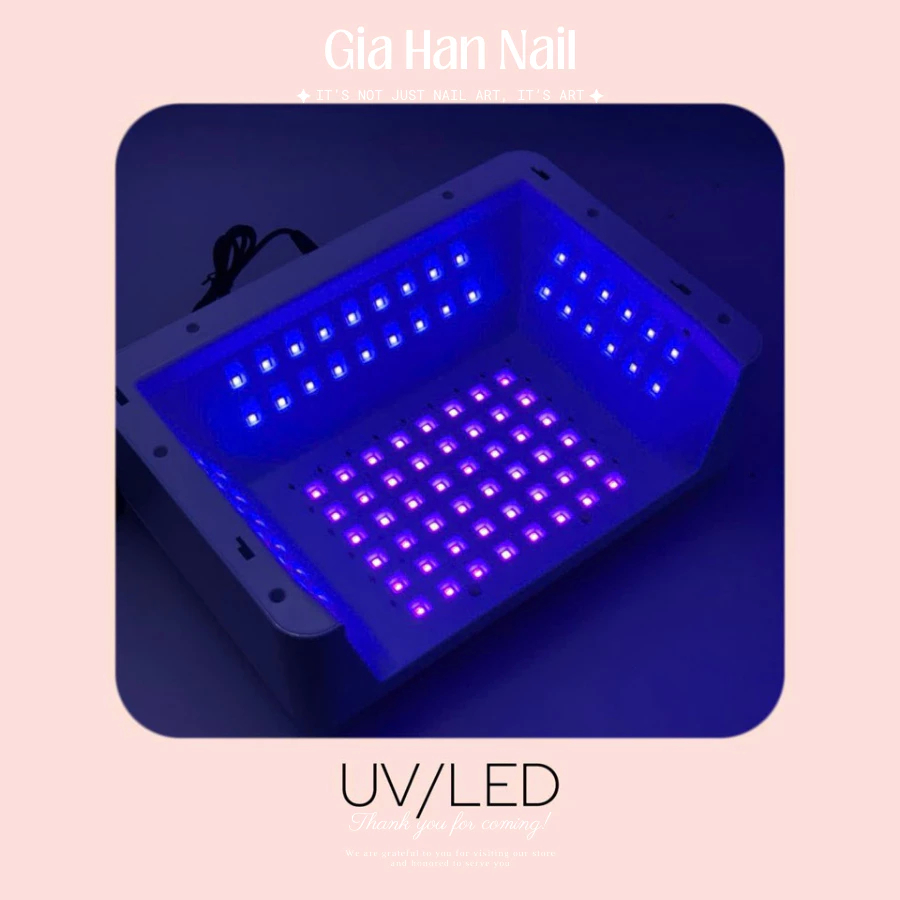 MÁY HƠ GEL SUN QY-6 288W – KHOANG SIÊU TO | 90 BÓNG LED ĐỎ TRẮNG, HƠ SIÊU KHỎE, ĐỆM KÊ TAY THẾ HỆ MỚI