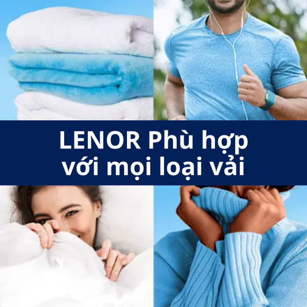 Viên Xả Vải Khô Lenor Châu Âu 155g Hương April Fresh Nước Hoa Quý Phái Giúp Quần Áo Thơm Mát Cả Ngày