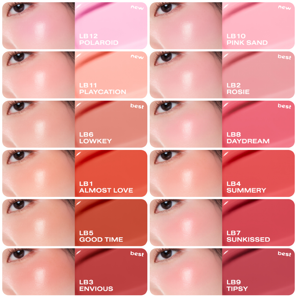 [LS] Combo 2 Má Hồng Kem OFÉLIA Lolli Liquid Blush (4.6g x 4.6g)