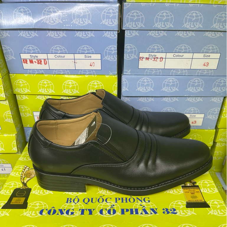 Giày Da Nam Cao Cấp ASECO 714, Da Bò Nappa Mềm Mịn, Đế Polyether Êm Nhẹ, Phong Cách Lịch Lãm