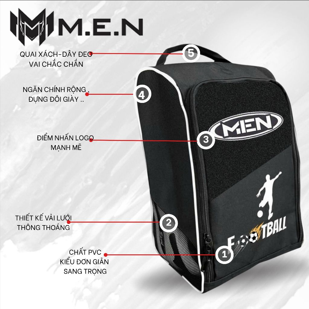 Túi để giày năng động phi giới tính men KT02-KT1 chuẩn from tiện dụng [ẢNH THẬT]