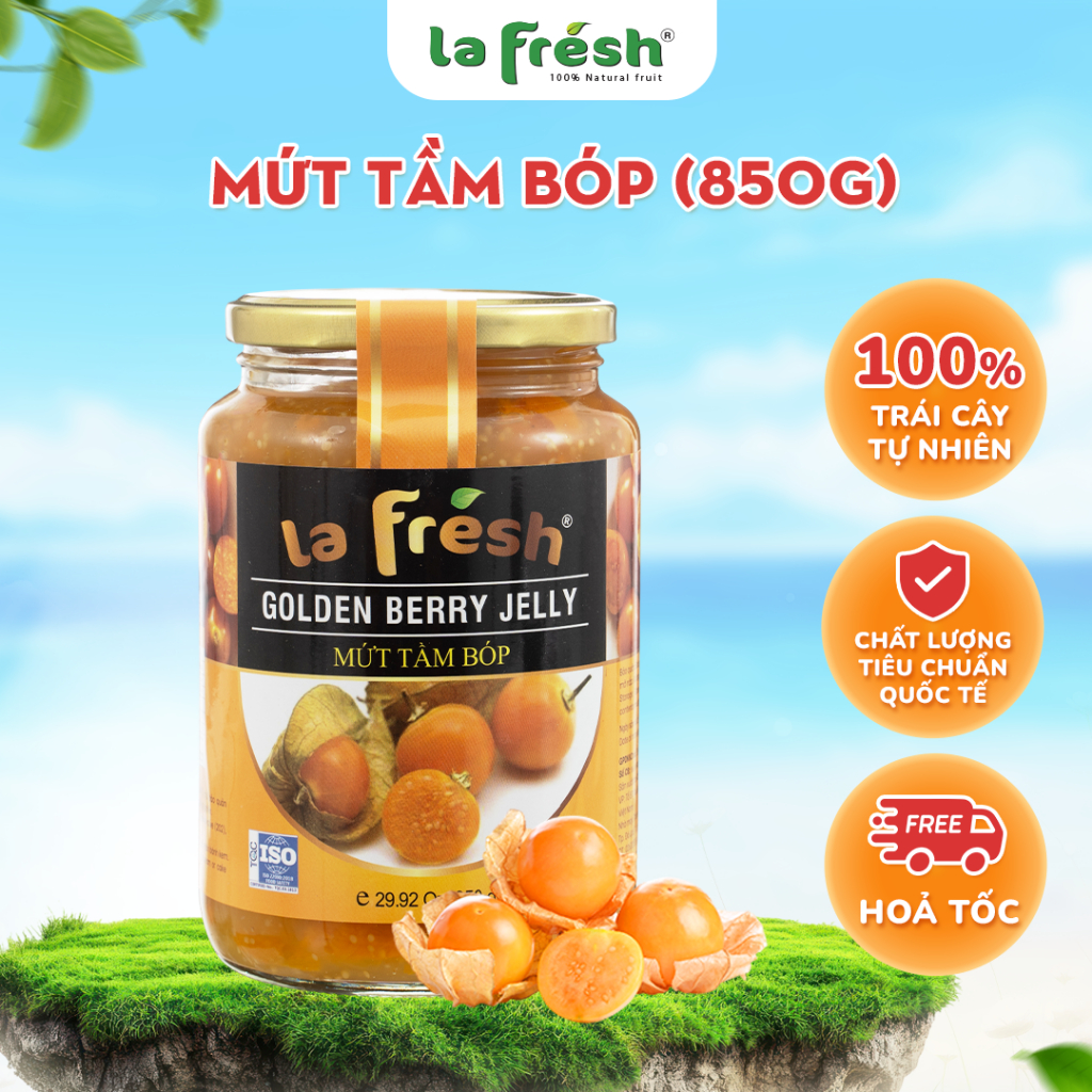 Mứt Tầm Bóp Lafresh Đà Lạt - 90% Trái Cây Hũ 850Gram - Pha Trà, Làm ...