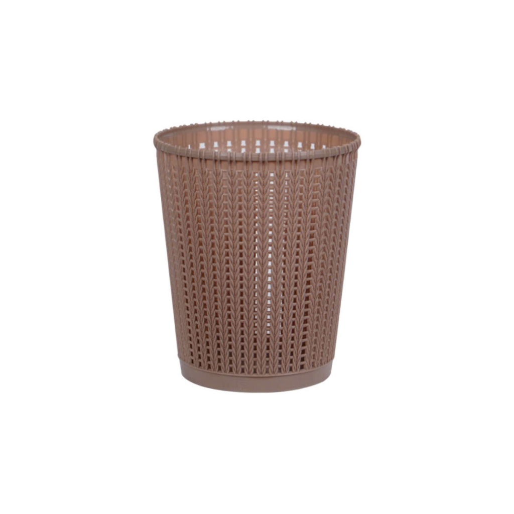 [Top Value] Thùng rác nhựa đan mây NH109 Kích thước nhỏ cho văn phòng và gia đình siêu bền (5155)