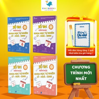 Sách - Combo sổ tay kiến thức khoa học tự nhiên Lý - Hóa - Sinh - Lớp 6,7,8,9