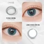 Kính áp tròng khoá ẩm 8H 1 Ngày Màu Xanh Lam Ngọc CARASE, Lens cận TOPAZ GREEN