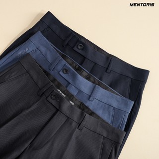 Quần âu nam MENTORIS Dáng Regular Fit, Phong Cách Công Sở Lịch Lãm, Sang Trọng MTR03R
