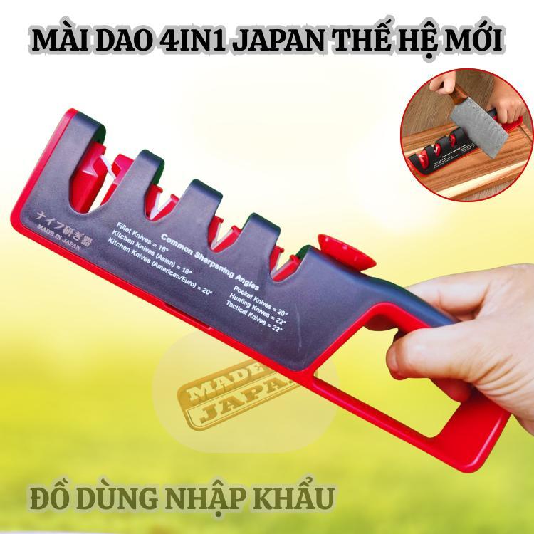 Dụng cụ mài dao chuyên nghiệp JAPAN, mài dao thế hệ mới với 4 khe mài đa năng