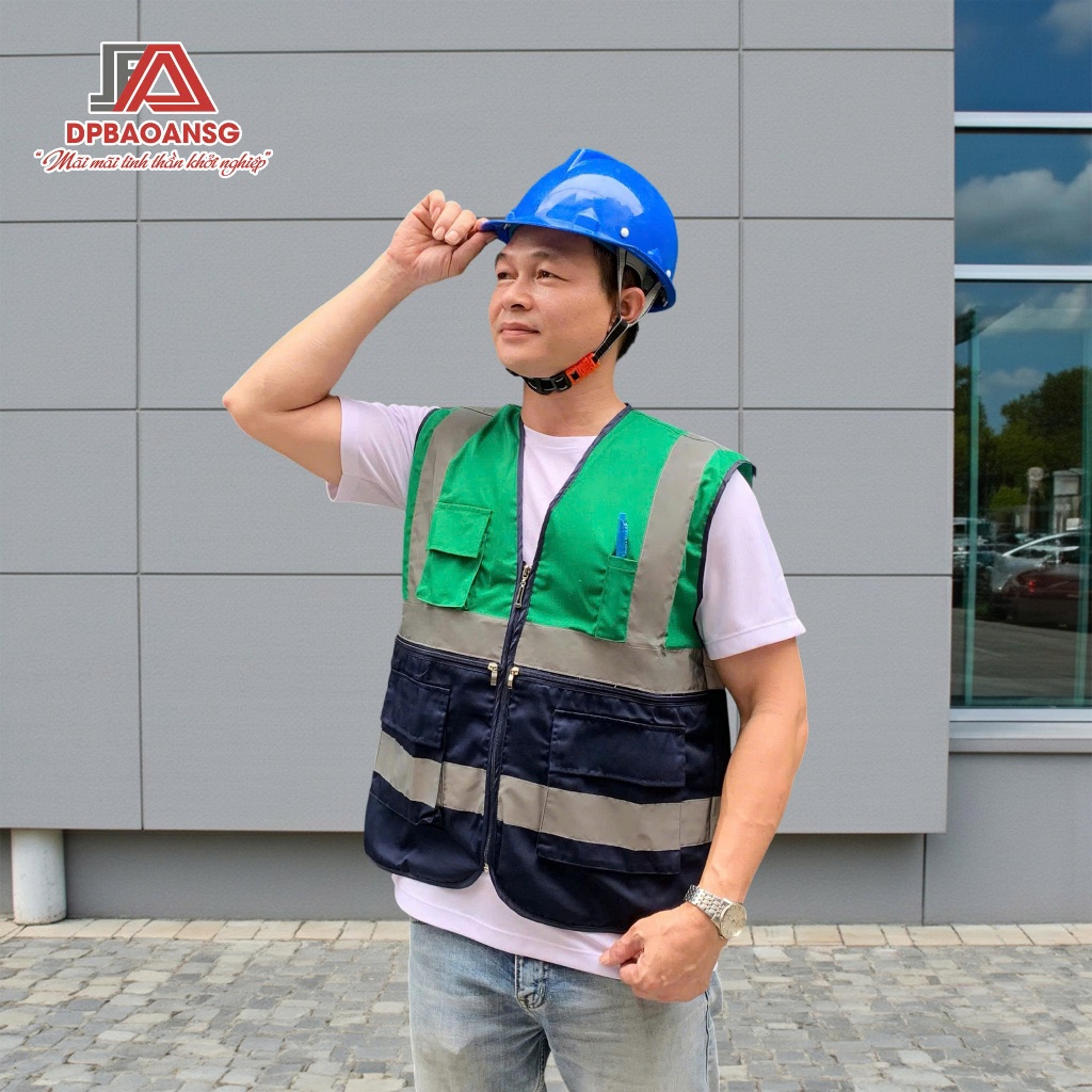 Áo Bảo Hộ Lao Động Ghile Vải Suýt Bền Bỉ Cho Công Nhân Vệ Sinh, Công Trình, Nhà Máy