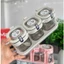 BỘ 3 LỌ GIA VỊ VUÔNG CÓ NẮP BẬT
